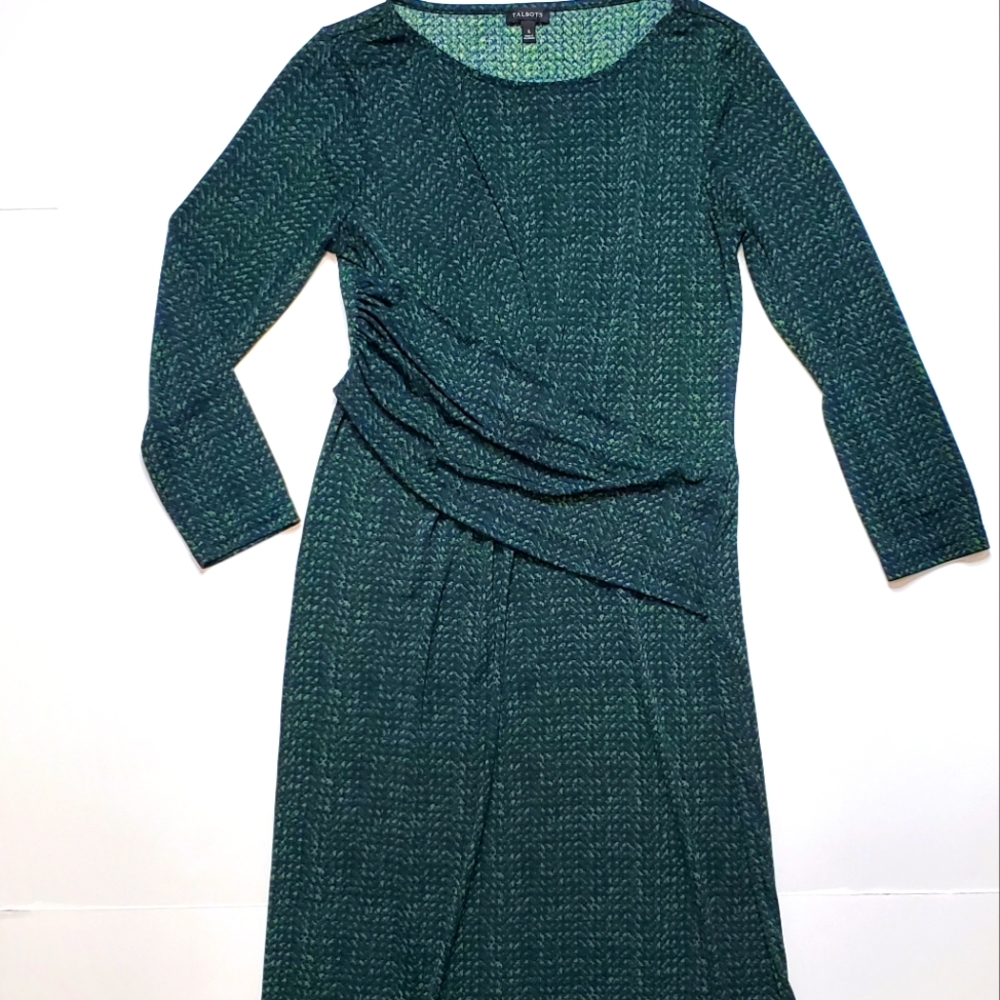 TALBOTS Faux Wrap Dress - Picture 2 of 7
